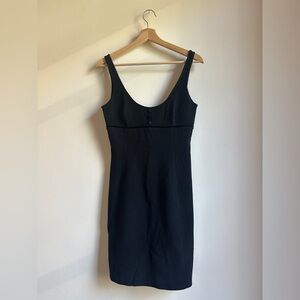 NWT Emporio Armani Black Virgin Wool Little Black Dress – Size US 6